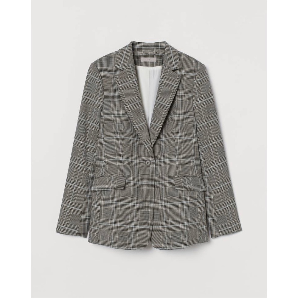 Plaid Gray Blazer